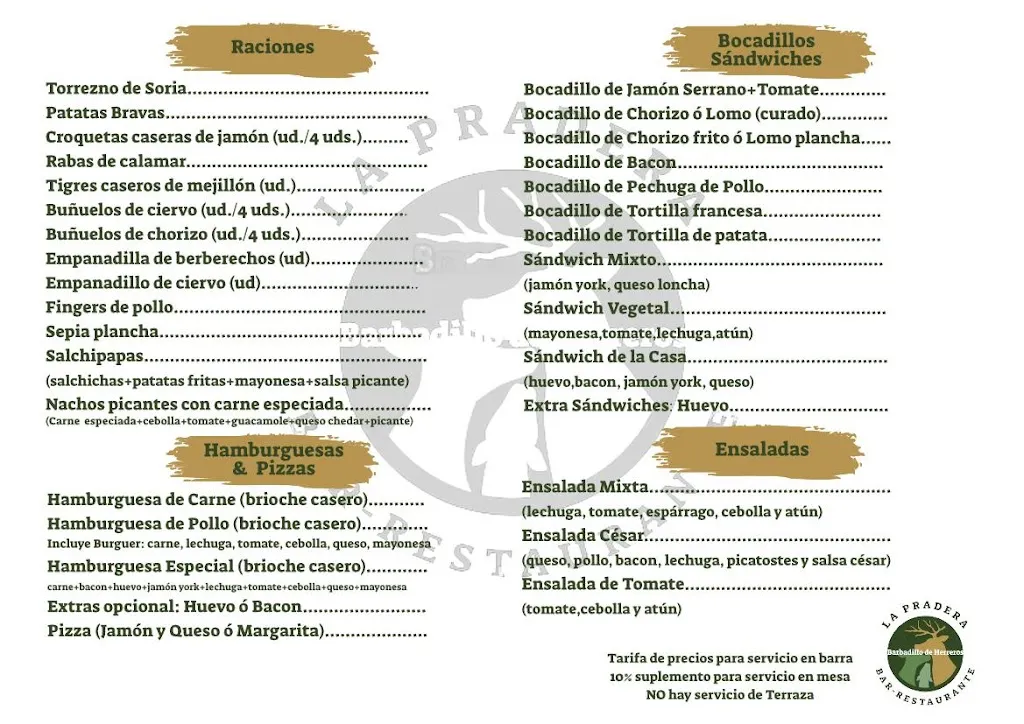 Menu_La Pradera Bar-Restaurante_Barbadillo del Pez_image_4