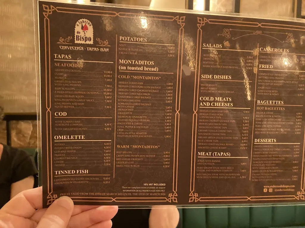 Menu_A Taberna do Bispo_Santiago de Compostela_image_3