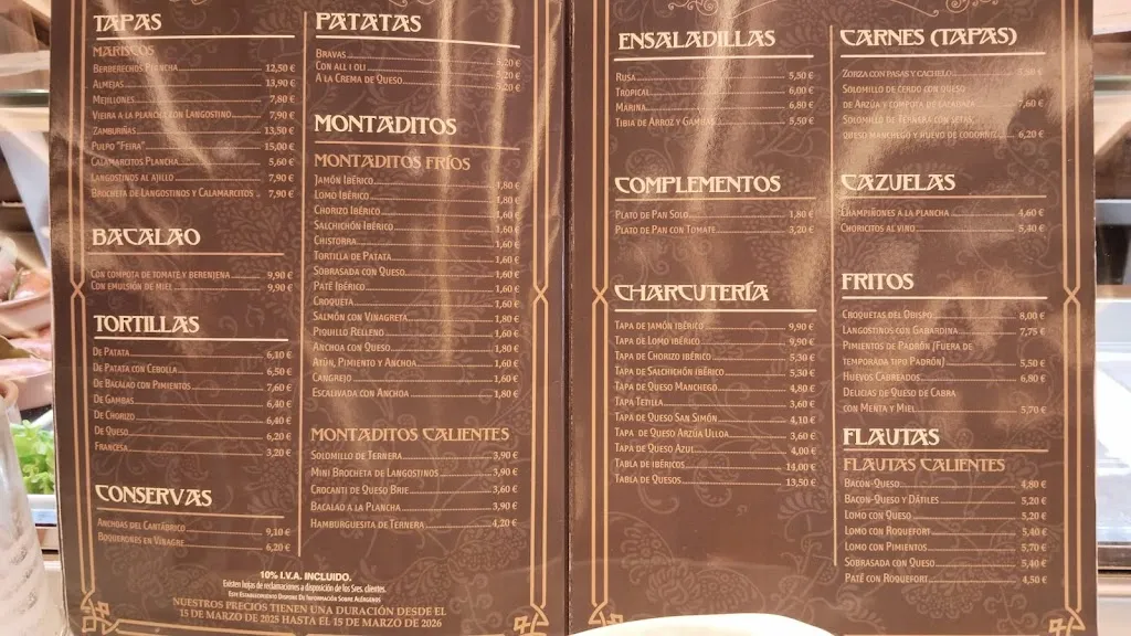 Menu_A Taberna do Bispo_Santiago de Compostela_image_4