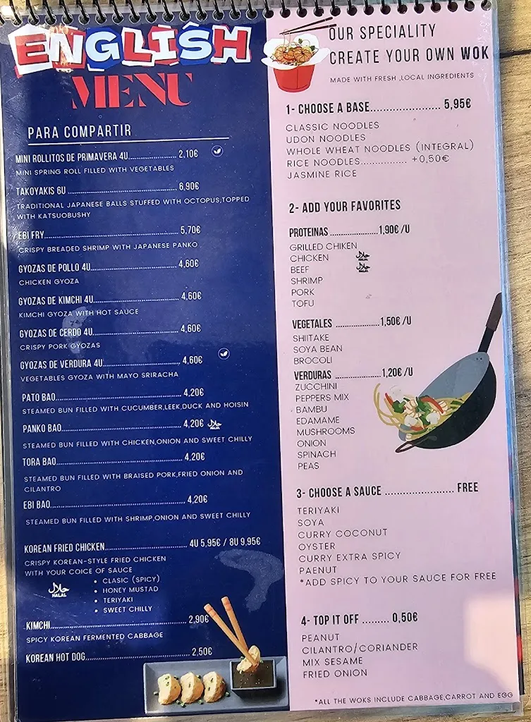 Menu_Tora Street Food_Barrio de Muñó_image_3