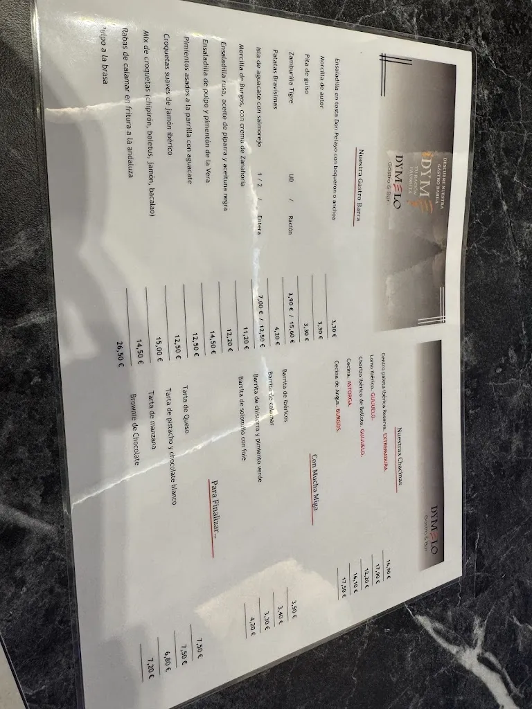Menu_DYMELO Gastro & Bar_Barrio de Muñó_image_1