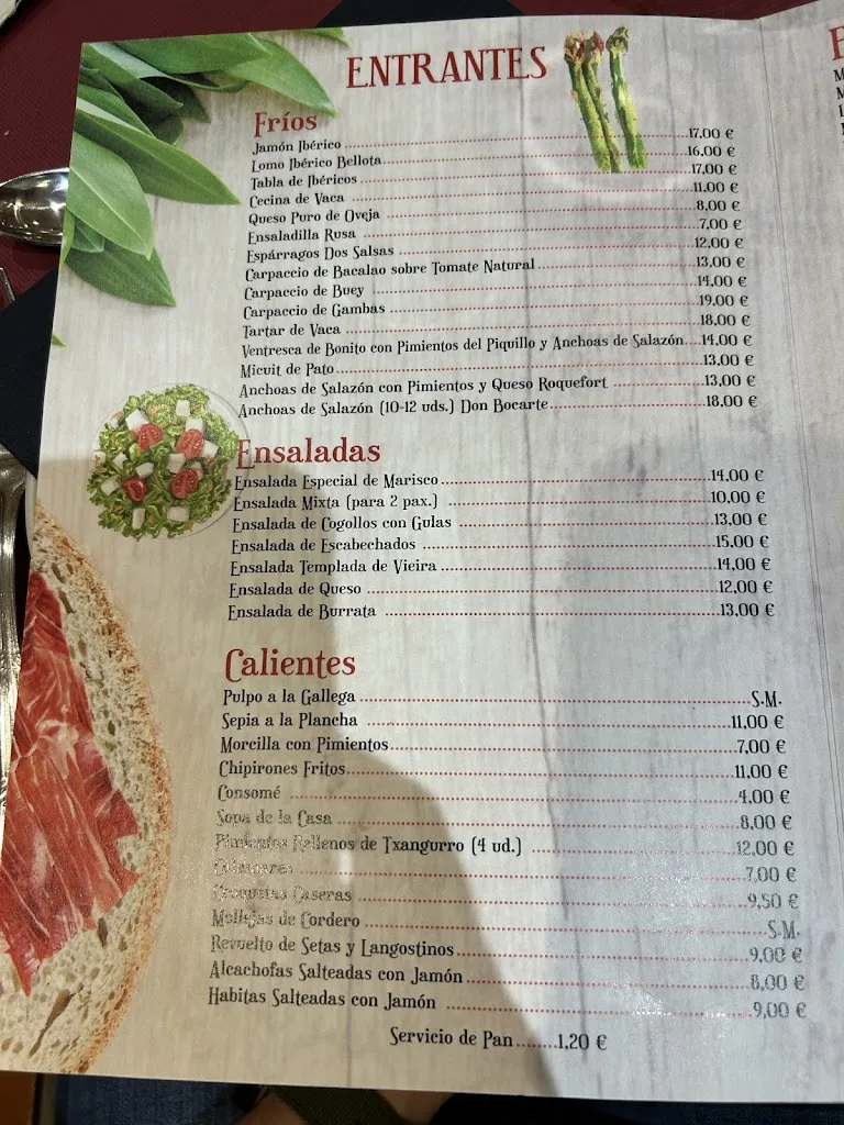 Menu_Fortu Restaurante_Bañuelos de Bureba_immagine_1