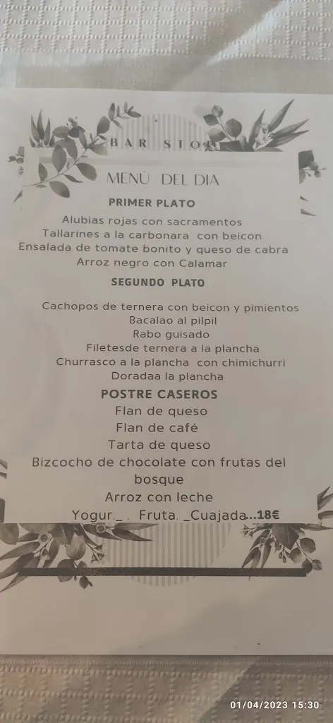 Menu_Bar Restaurante Stop_Bañuelos de Bureba_image_2