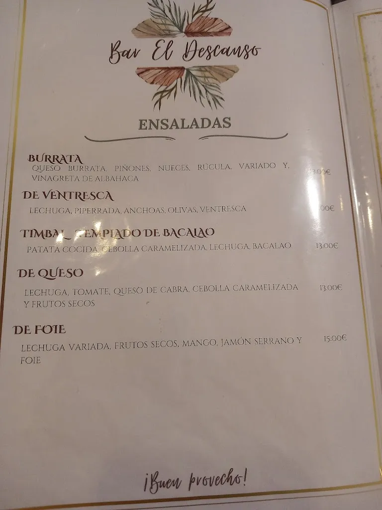Menu_Bar El Descanso_Bañuelos de Bureba_immagine_3