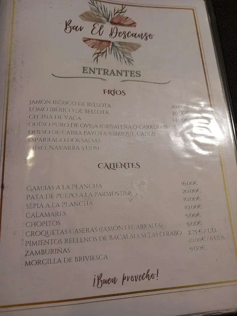 Menu_Bar El Descanso_Bañuelos de Bureba_immagine_4