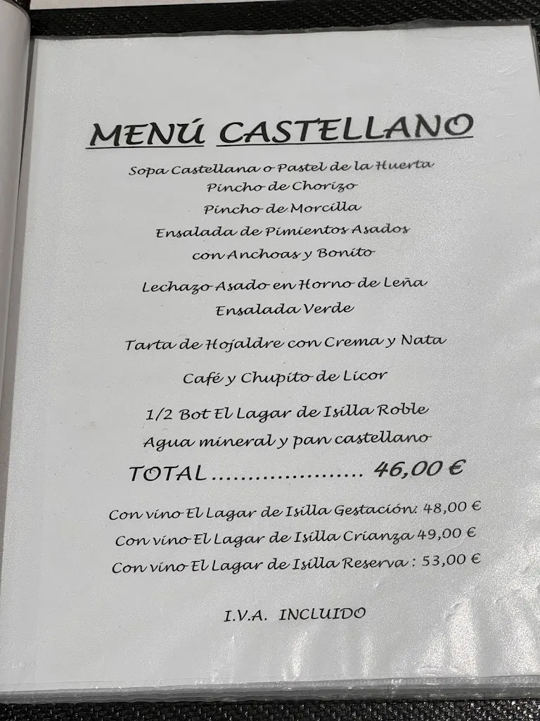 Menu_El Lagar de Isilla_Aranda de Duero_image_4