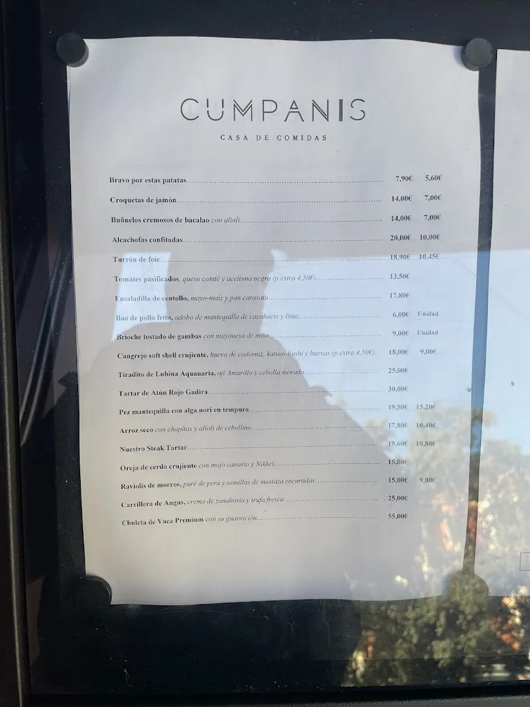 Menu_Restaurante Cumpanis - Casa de Comidas_Aranda de Duero_immagine_2