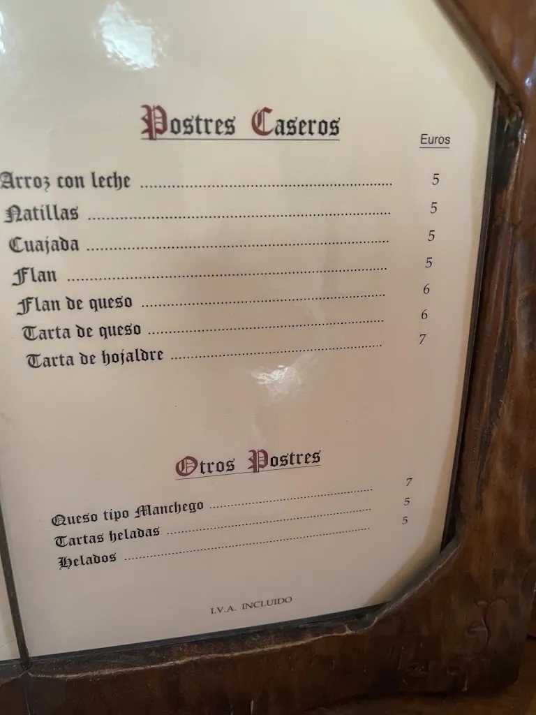 Menu_Asador Rafael Corrales_Aranda de Duero_image_3