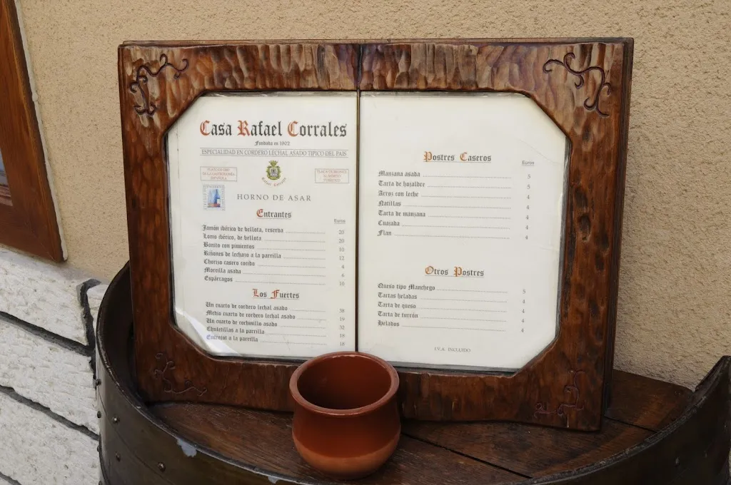 Menu_Asador Rafael Corrales_Aranda de Duero_image_4