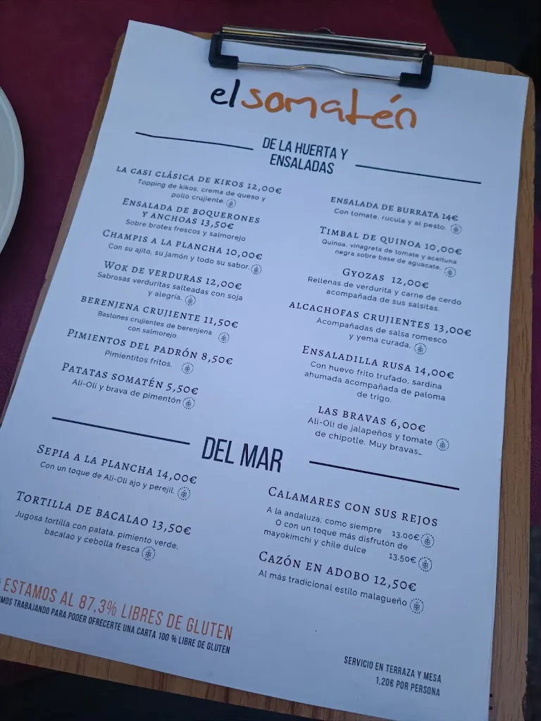 Menu_Bar Restaurante El Somatén_Aranda de Duero_image_1