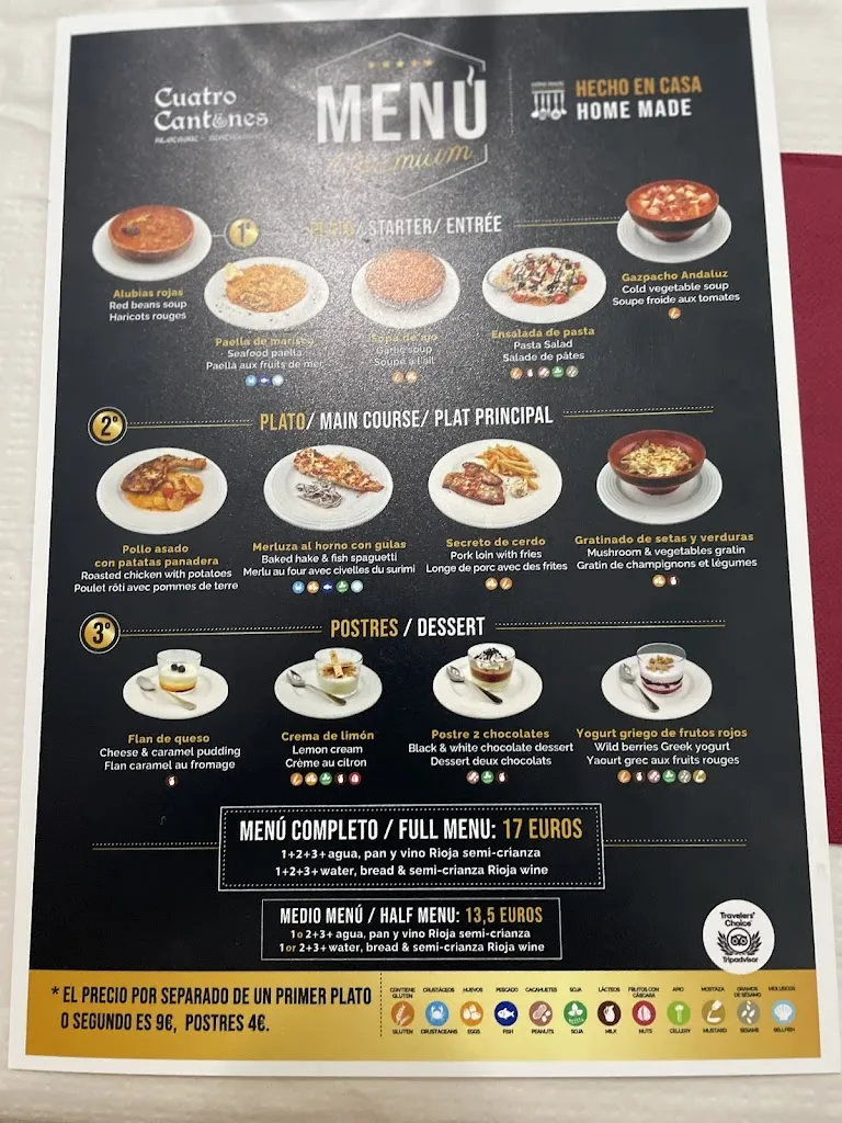 Menu_Restaurant Cuatro Cantones_Belorado_image_4