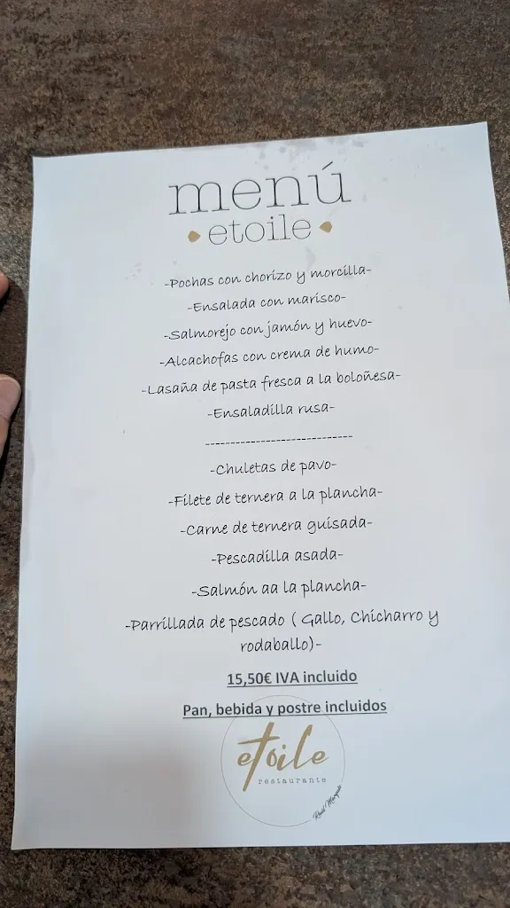 Menu_Restaurante Etoile_Belorado_image_3
