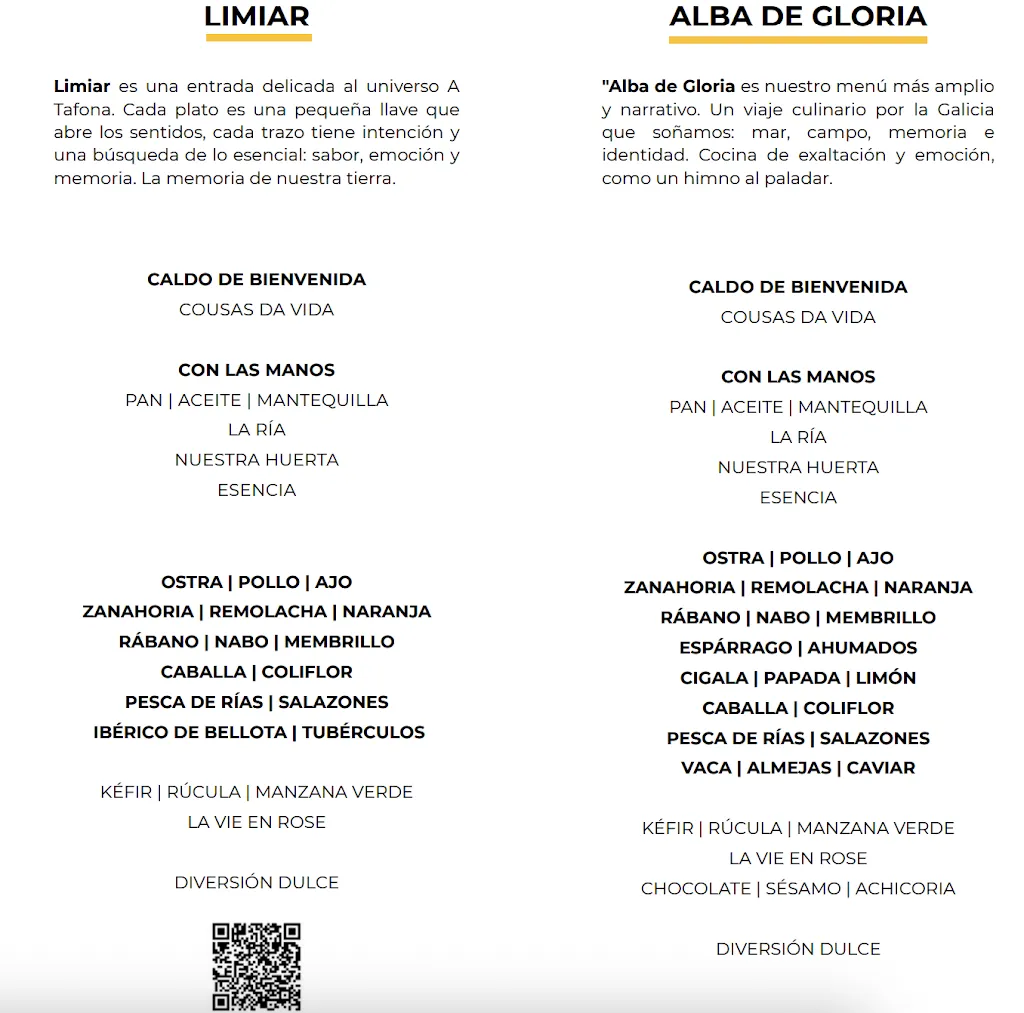 Menu_Restaurante A Tafona. Menú._Santiago de Compostela_image_1