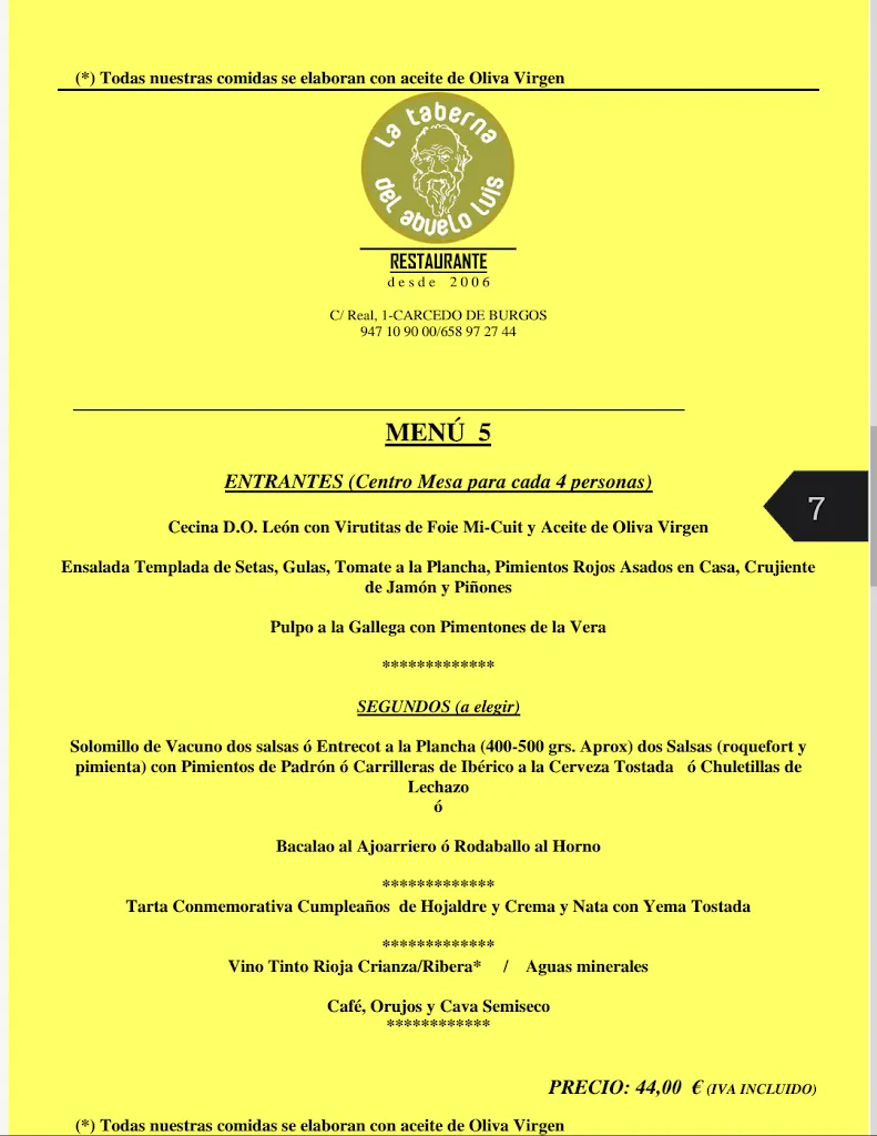 Menu_La Taberna del Abuelo Luis_Carcedo de Bureba_image_2