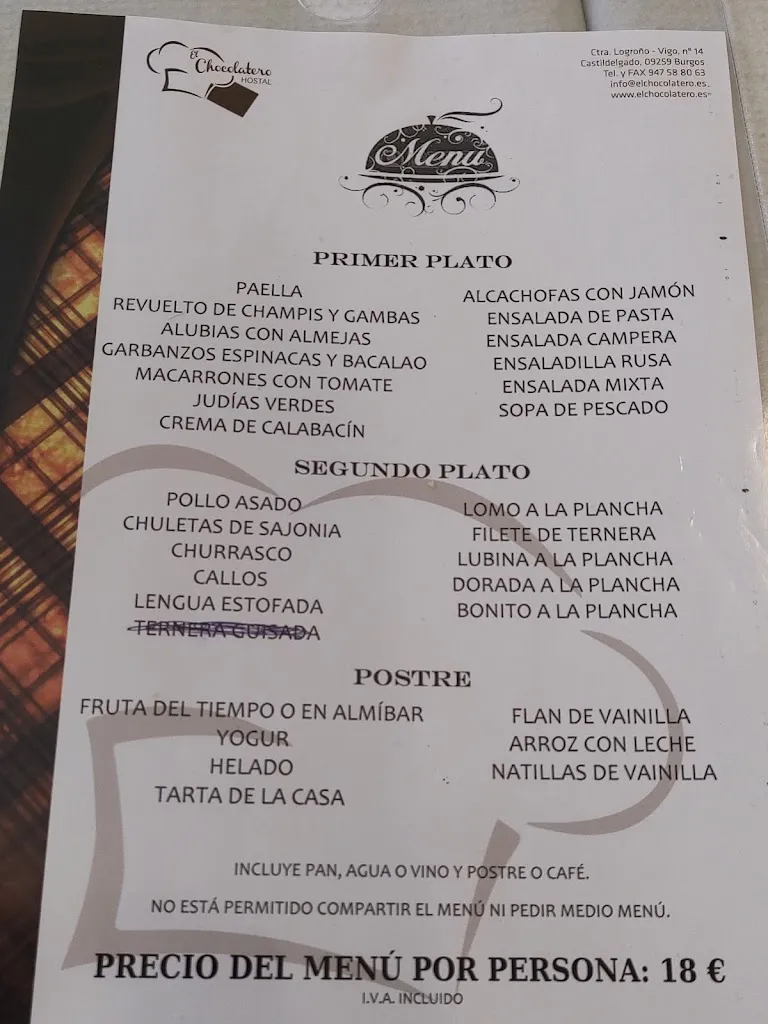 Menu_Restaurante El Chocolatero_Cascajares de Bureba_image_2