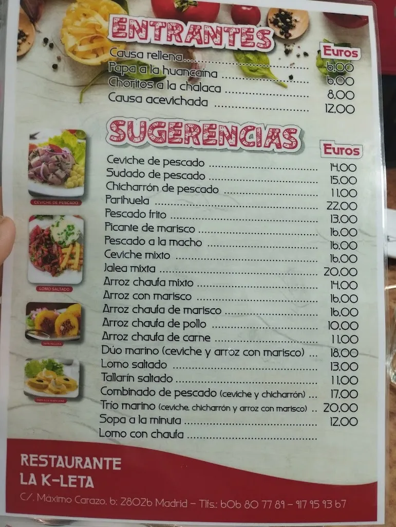 Menu_Restaurante La K-Leta_Carazo_image_1