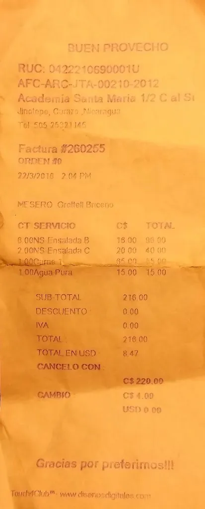 Rejean Beauchamp_Buen Provecho_Carazo_review