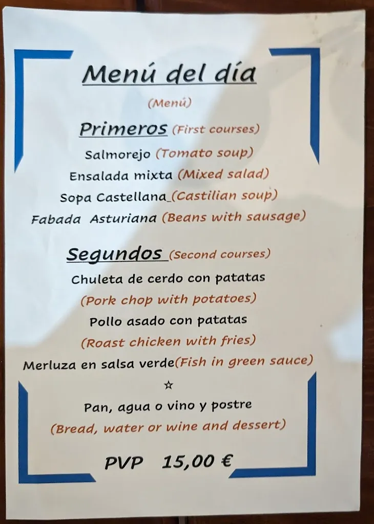 Menu_Restaurante Casa Cordón_Castellanos de Castro_image_1