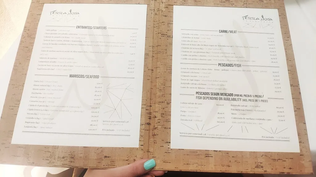 Menu_Restaurante Terra Nosa_Santiago de Compostela_image_4