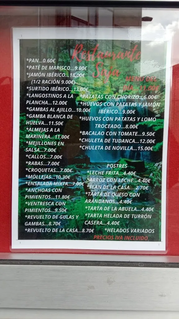 Menu_Restaurante Saja_Cabezón de la Sierra_image_2