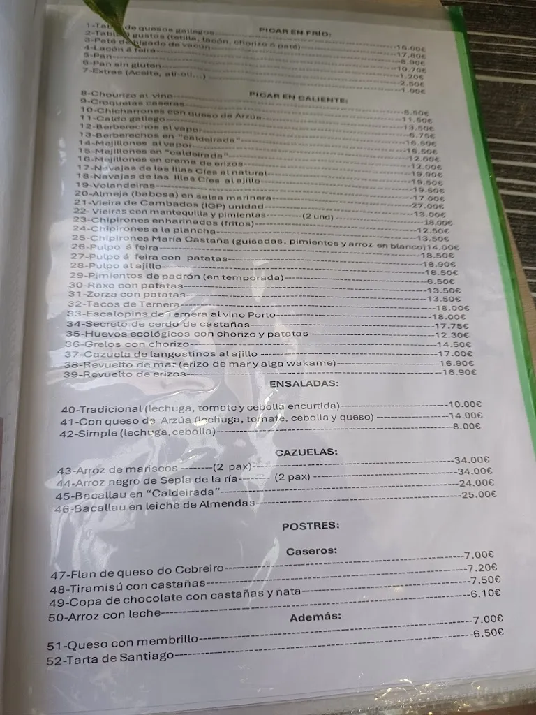 Menu_Restaurante María Castaña_Santiago de Compostela_image_3