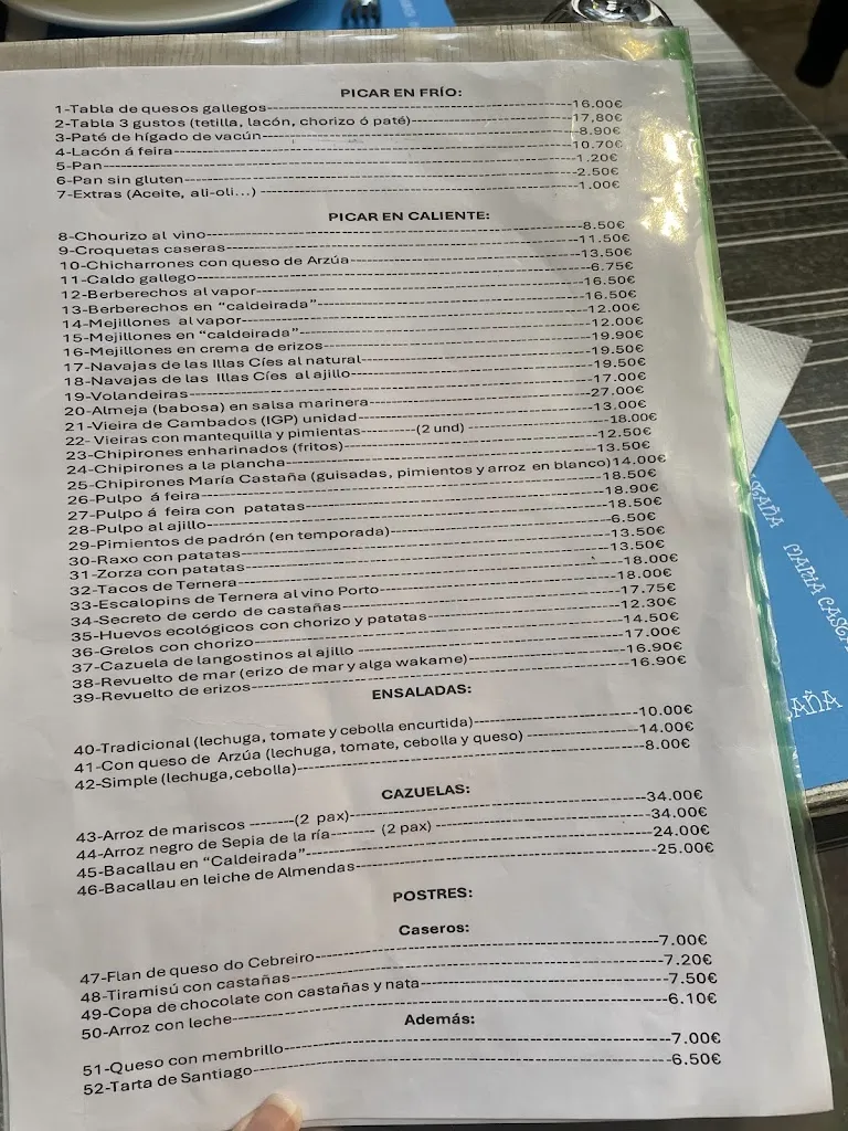 Menu_Restaurante María Castaña_Santiago de Compostela_image_4