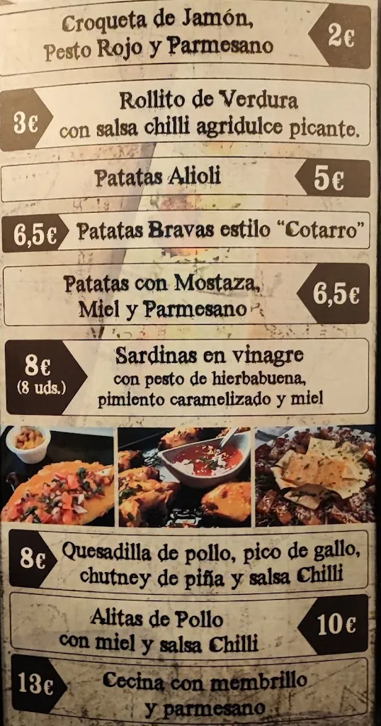 Menu_El Cotarro_Cabezón de la Sierra_image_1