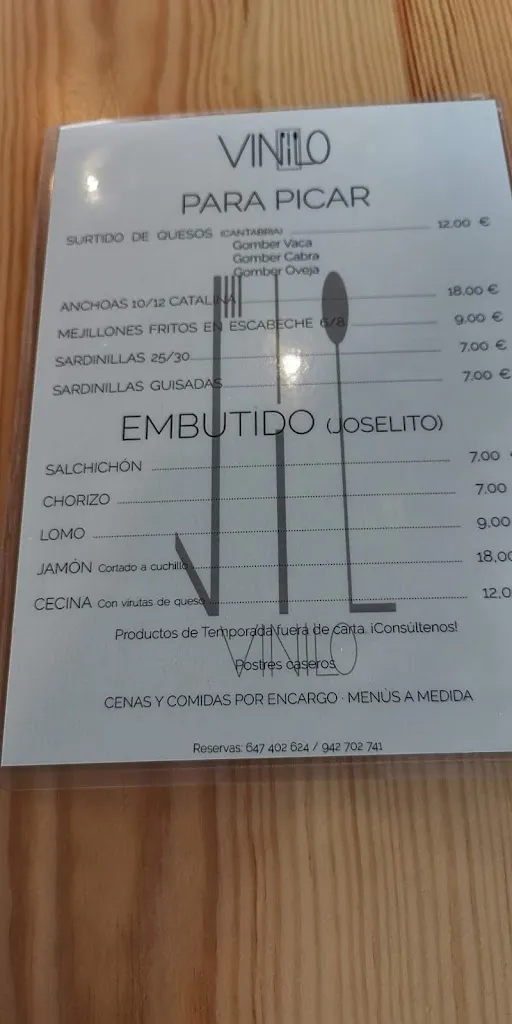 Menü_Café Vinilo_Cabezón de la Sierra_Bild_4