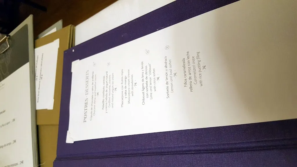 Menu_Restaurante Filigrana Relais & Châteaux_Santiago de Compostela_immagine_2