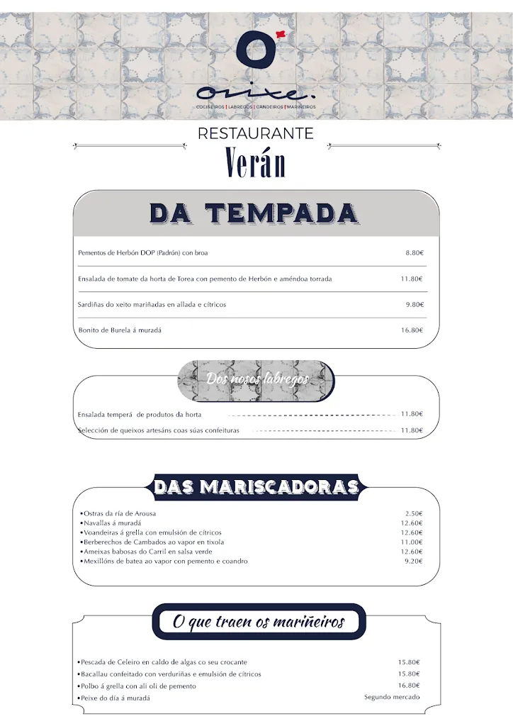 Menu_Restaurante Orixe Cociñeiros Labregos Gandeiros Mariñeiros_Santiago de Compostela_image_2