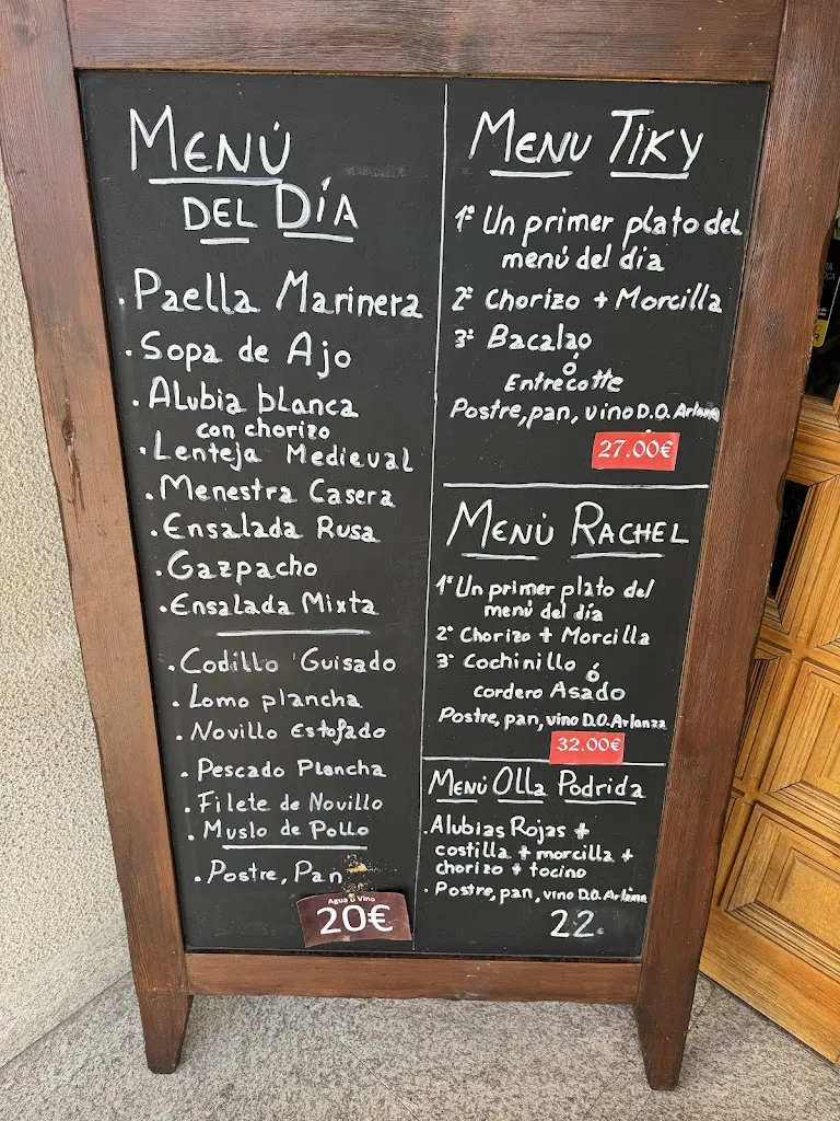 Menü_Restaurante Tiky_Covarrubias_Bild_2