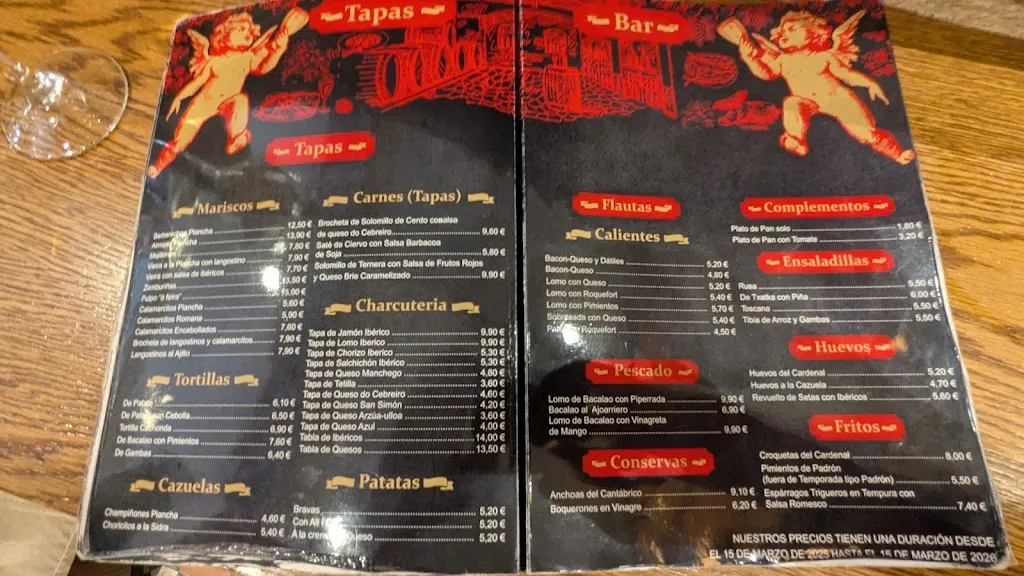 Menu_Tapas Petiscos Do Cardeal_Santiago de Compostela_image_3