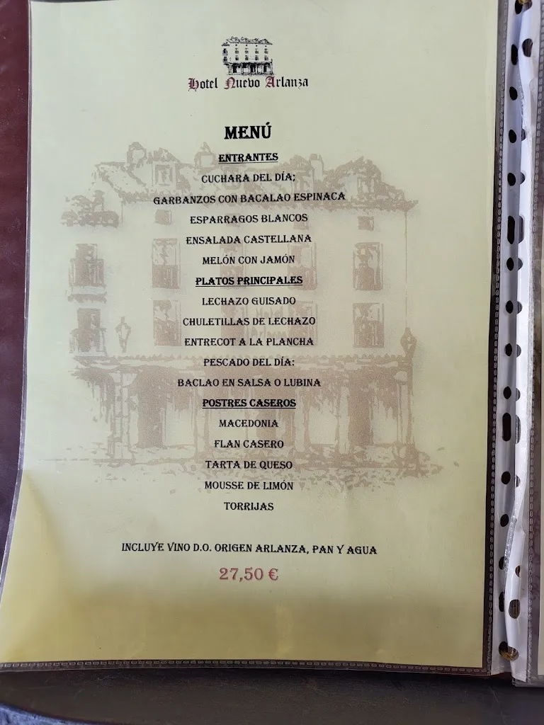 Menu_Nuevo Arlanza Restaurante_Covarrubias_image_1