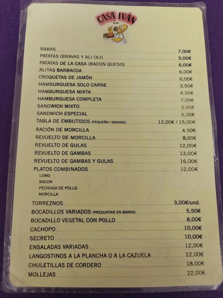 Menu_Mesón Casa Iván_Fresneña_image_1