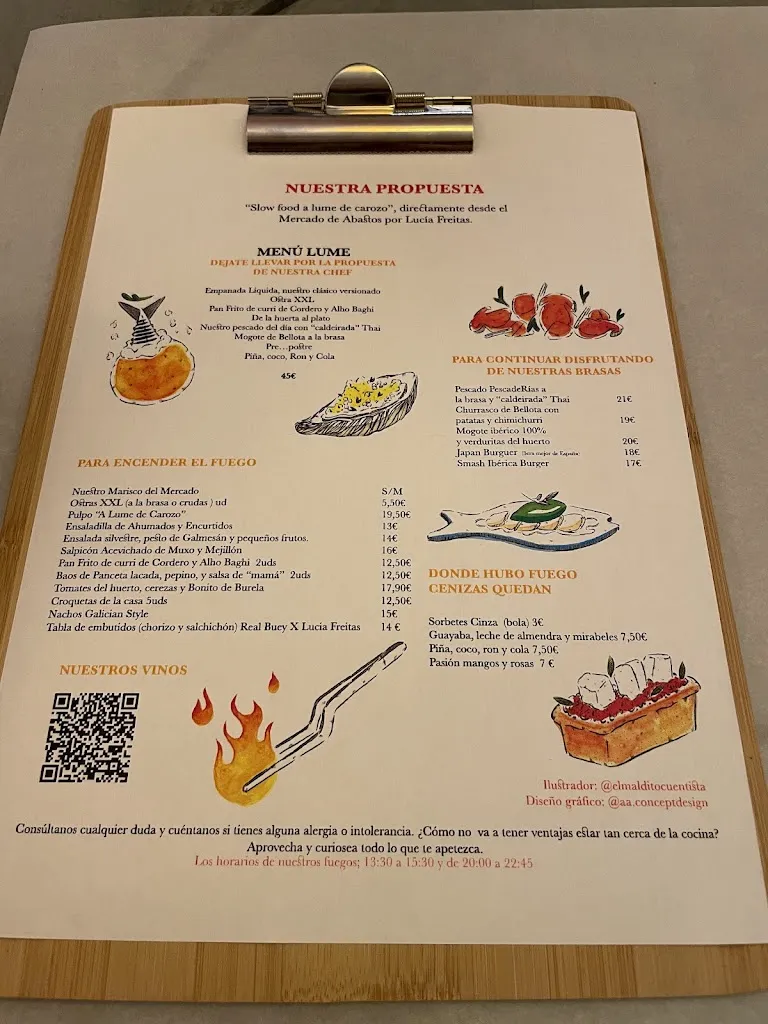 Menü_Lume_Santiago de Compostela_Bild_1