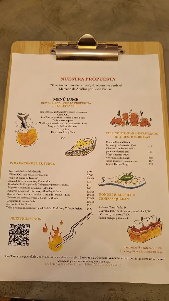 Menü_Lume_Santiago de Compostela_Bild_4