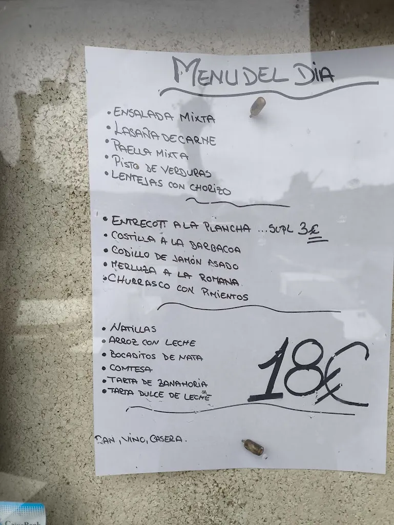 Menu_Restaurante El Albergue_Frías_immagine_1