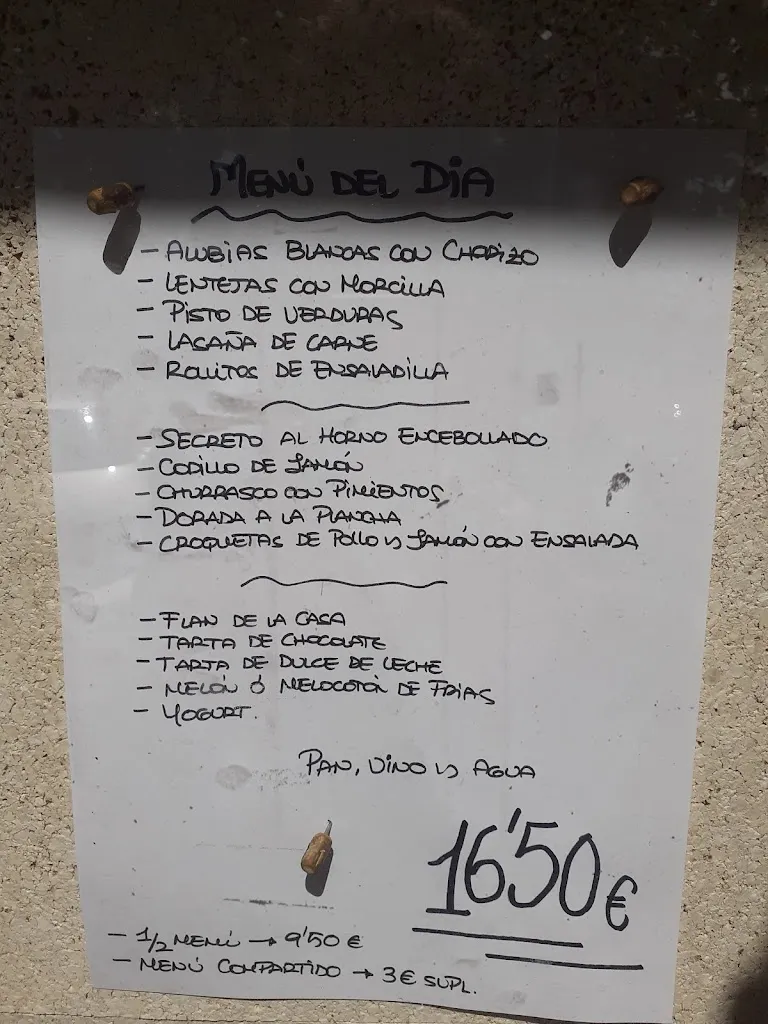 Menu_Restaurante El Albergue_Frías_immagine_2
