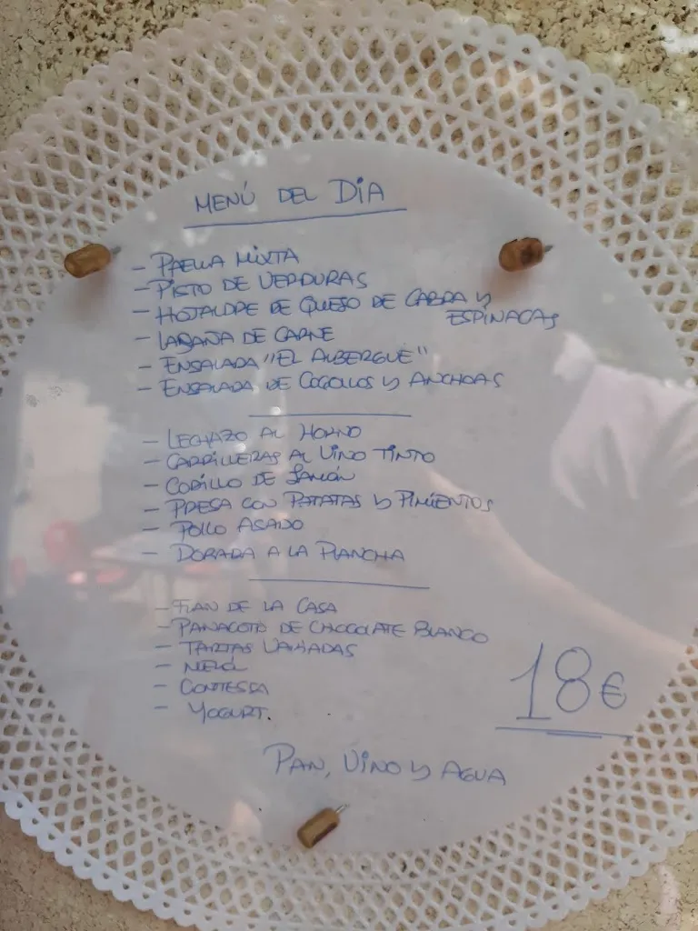 Menu_Restaurante El Albergue_Frías_immagine_3