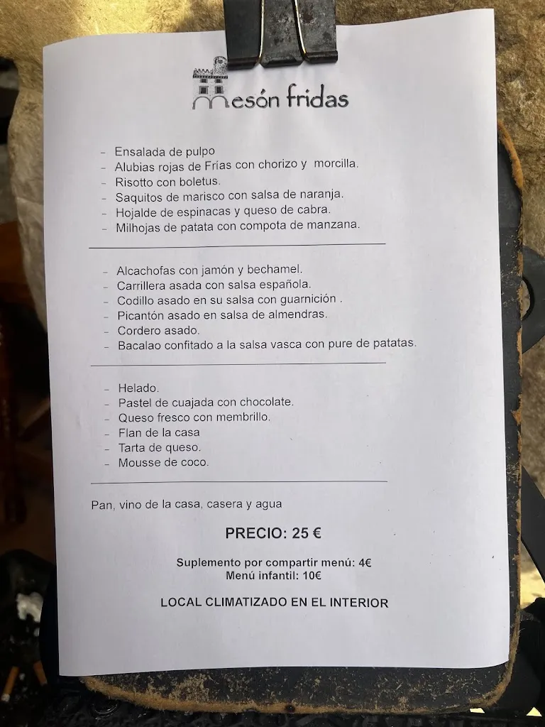 Menu_Mesón Fridas _Frías_image_4