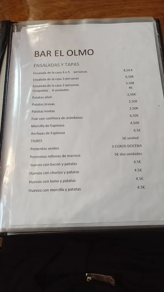 Menu_Bar Ultramarinos El Olmo_Espinosa de los Monteros_image_4