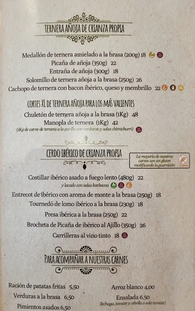 Menu_Gaia Taberna Medieval_Santiago de Compostela_image_1