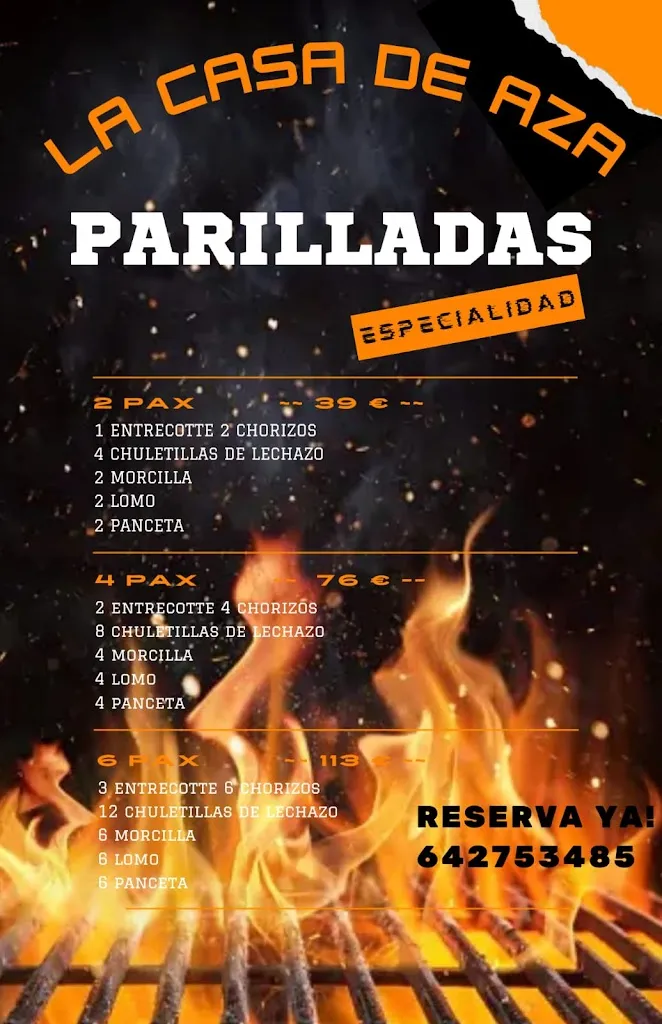 Menu_La Casa de Haza_Fuentemolinos_image_1