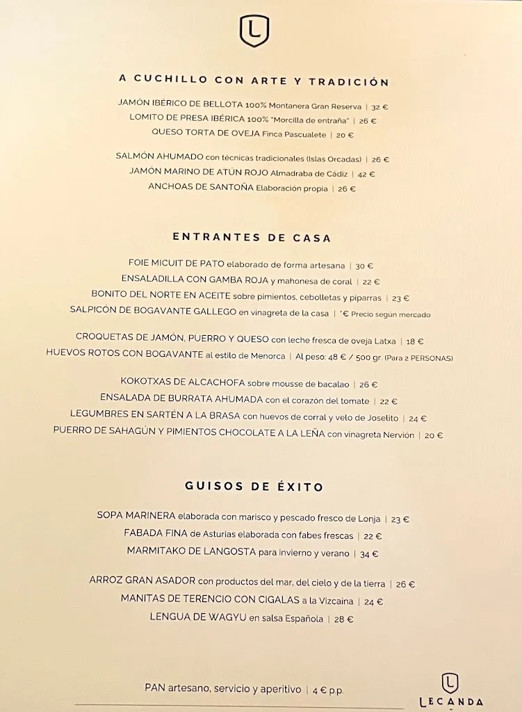 Menu_El Gran Asador Lecanda_Ares_immagine_1