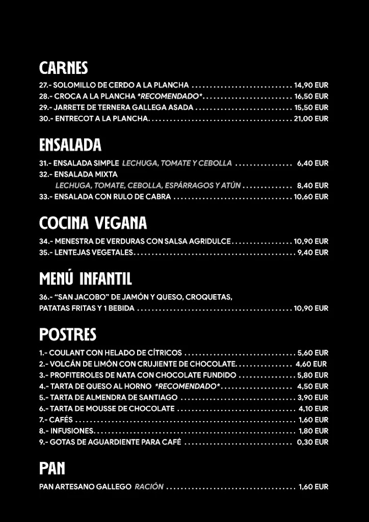 Menu_Redes Compostela - Mariscos & Tapas_Santiago de Compostela_image_2