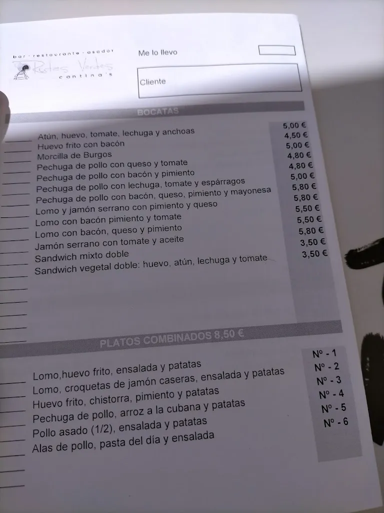 Menu_Restaurante Rutas Verdes_Ibeas de Juarros_image_1