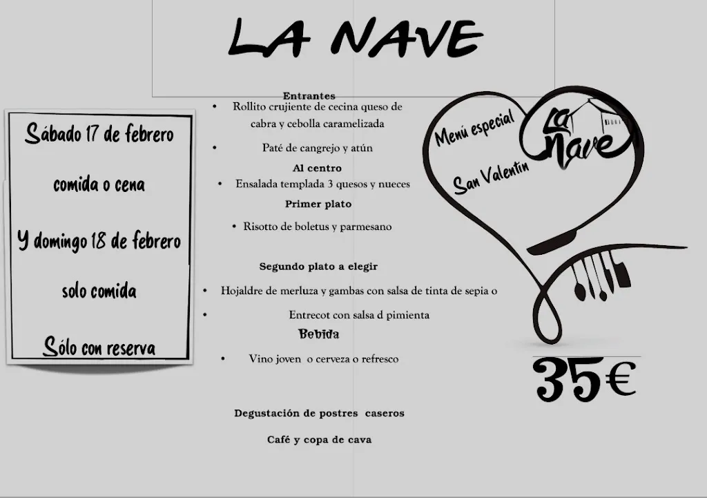 Menu_La Nave de Ibeas_Ibeas de Juarros_image_1