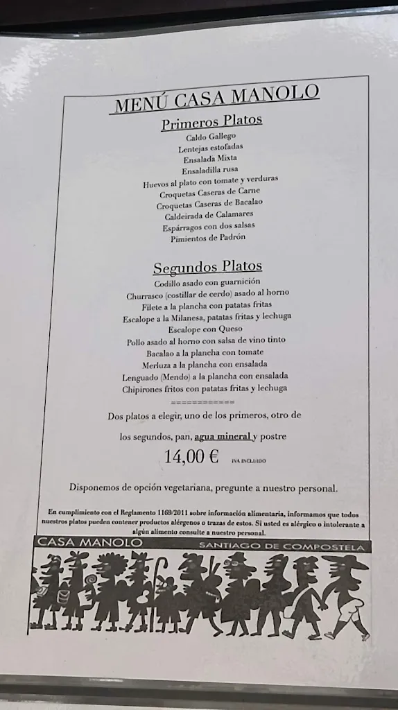Menu_Casa Manolo_Santiago de Compostela_image_1