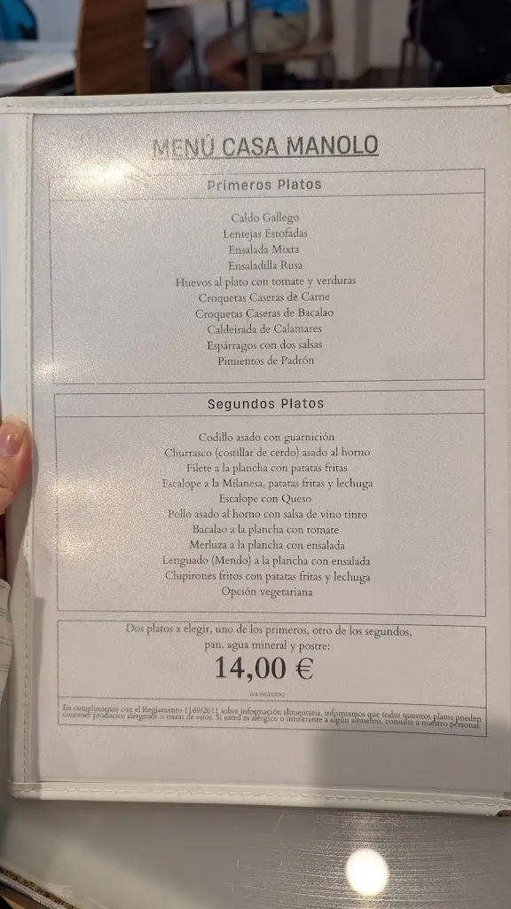 Menu_Casa Manolo_Santiago de Compostela_image_2