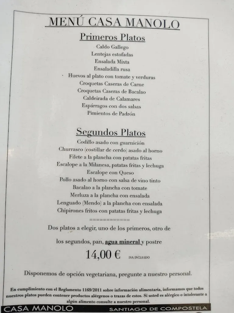 Menu_Casa Manolo_Santiago de Compostela_image_4